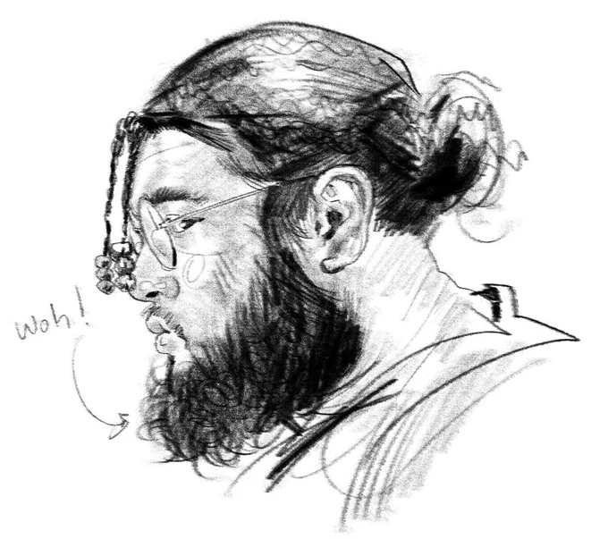 Honorable mention, I loved this guys beard lmao 