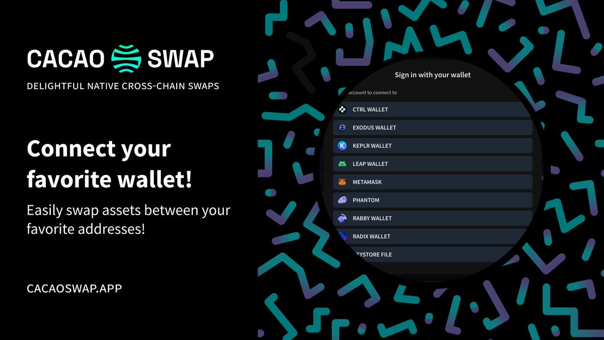 Swappers, we got your back!

Since our early days, we support popular Cosmos wallets like <a href="/keplrwallet/">Keplr Wallet 🔭</a>  and <a href="/leap_wallet/">Leap Wallet</a>. We added <a href="/phantom/">Phantom</a> a popular Solana wallet, and other versatile (EVM) wallets like <a href="/Rabby_io/">Rabby Wallet</a> and <a href="/MetaMask/">MetaMask.eth 🦊</a>, <a href="/exodus/">Exodus</a>, <a href="/Ctrl_Wallet/">Ctrl Wallet ✜</a> &amp; <a href="/radixdlt/">Radix - Radically Different DeFi</a> !

Which other