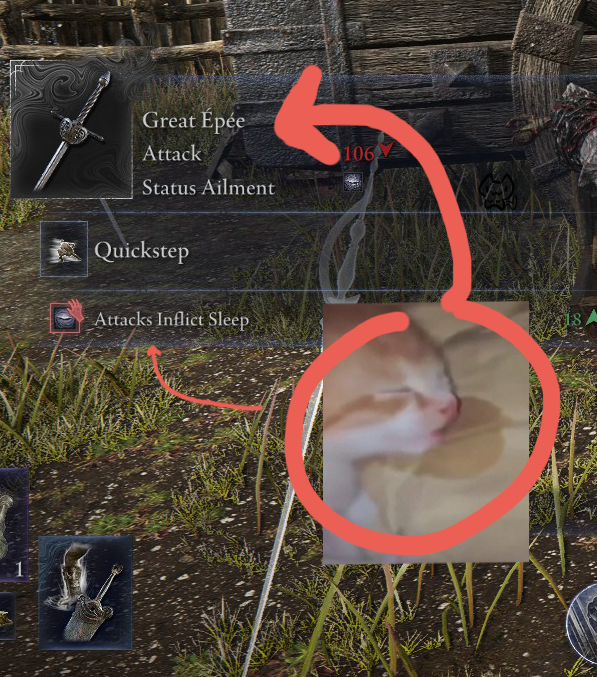 NightreignNews's tweet photo. themed weapon drop #ELDENRING https://t.co/Zm6wEBtF1w