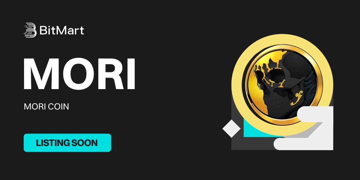 🌟 Upcoming New Listing 🌟

🤩 #BitMart will list MORI <a href="/MoriCoinCrypto/">$MORI COIN</a> soon!

Keep an eye on our socials for further announcements.

Share in the comments what you like about this project 👇

#MORIBitMartListing