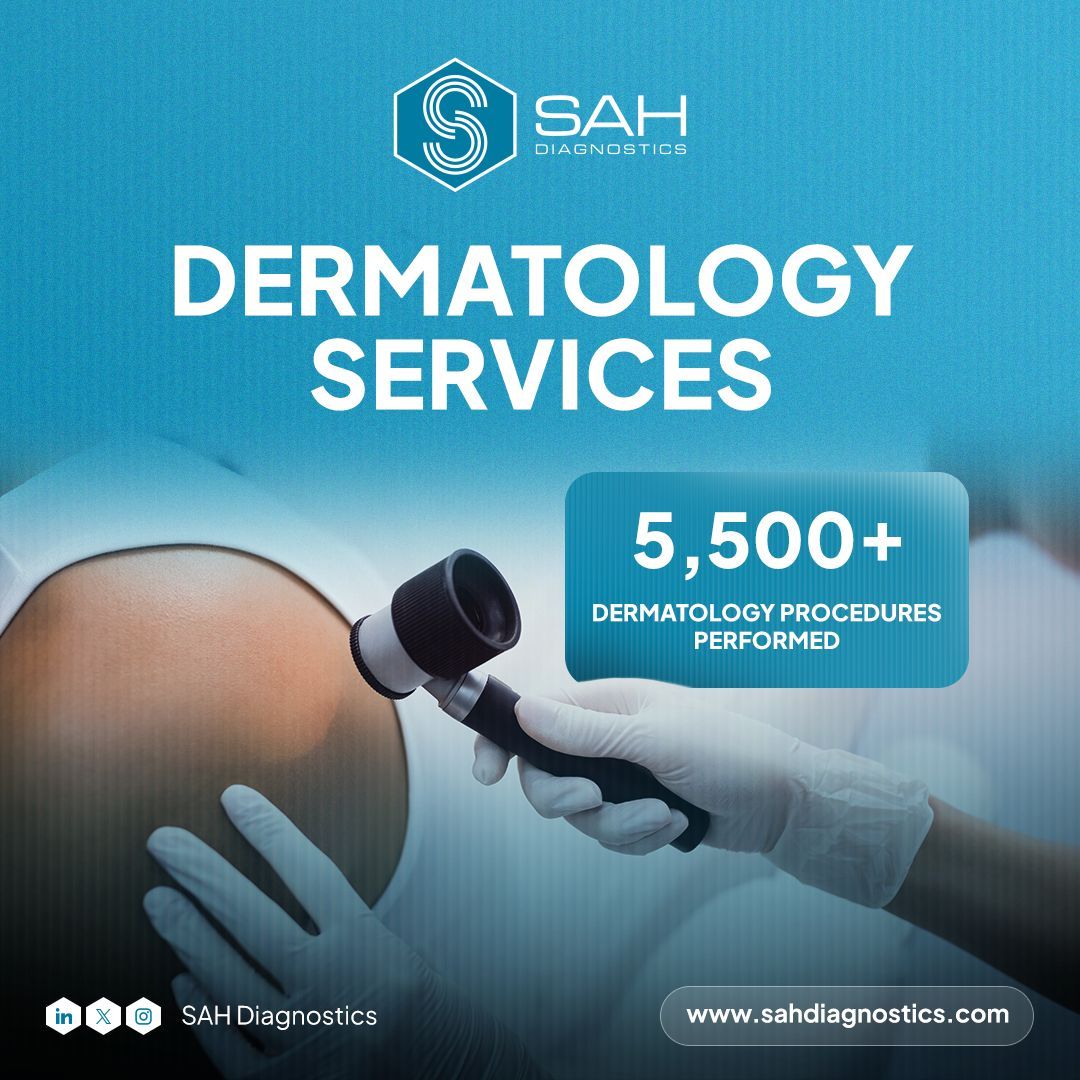 SAH Diagnostics supports the NHS with comprehensive dermatology services, helping clear diagnostic backlogs.

Our teams have delivered over 5,500 procedures, from C&amp;C and biopsies to complex flaps and grafts.

Flexible, effective care that delivers results 🏆 

#SAH #Dermatology