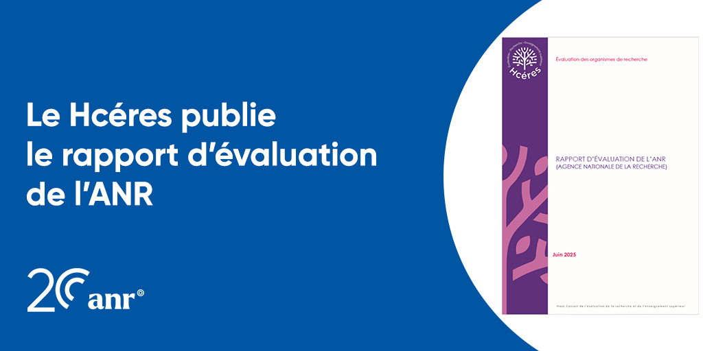 AgenceRecherche's tweet image. Le Hcéres publie le rapport d’évaluation de l’ANR qui souligne que l’ANR est "au rendez-vous de la croissance attendue de son activité de financement de projets de recherche, et des attentes élevées dont elle faisait l’objet".
➡ anr.fr/fr/actualites-…