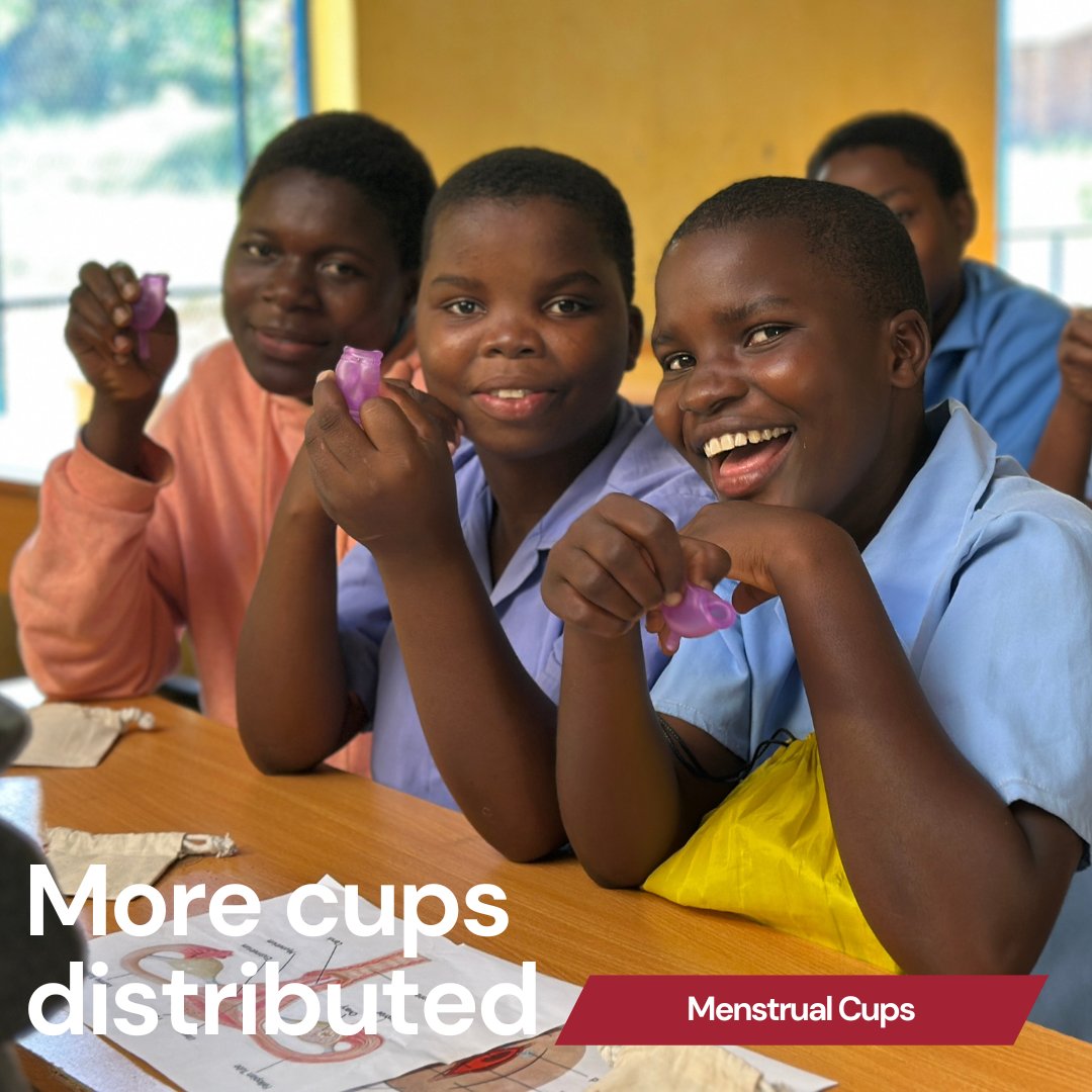 During the last couple of months we have been distributing more #MenstrualCups to schoolgirls in #Malawi. 

We have expanded our reach and we are excited to hear how the girls get on over the summer and the impact for them during the next academic year. 

#periodpoverty#Africa