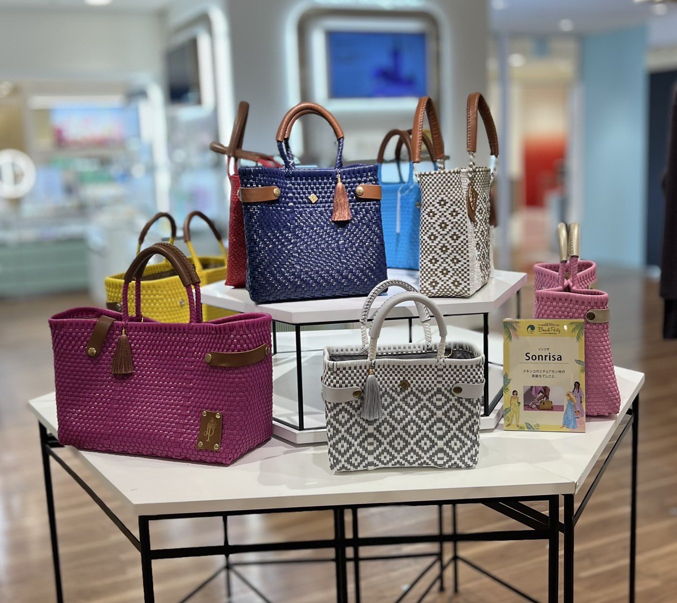 Lady Paola メルカドバッグ レッド