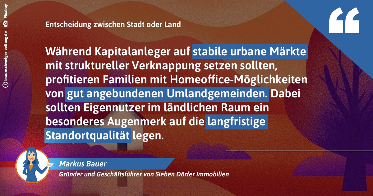 Was ist der perfekte Standort für eine Immobilie? 

Dieses Experten-Interview könnte für Sie als Inspirationsquelle dienen.

braunschweiger-zeitung.de/wirtschaft/Pre…