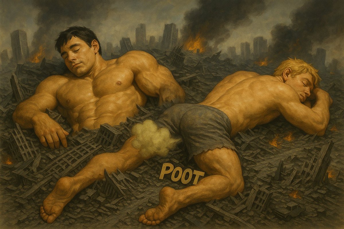 giantworship's tweet photo. Exhausted the two muscle giants got some sleep as they digest the tinies. https://t.co/sniHrD9PEY