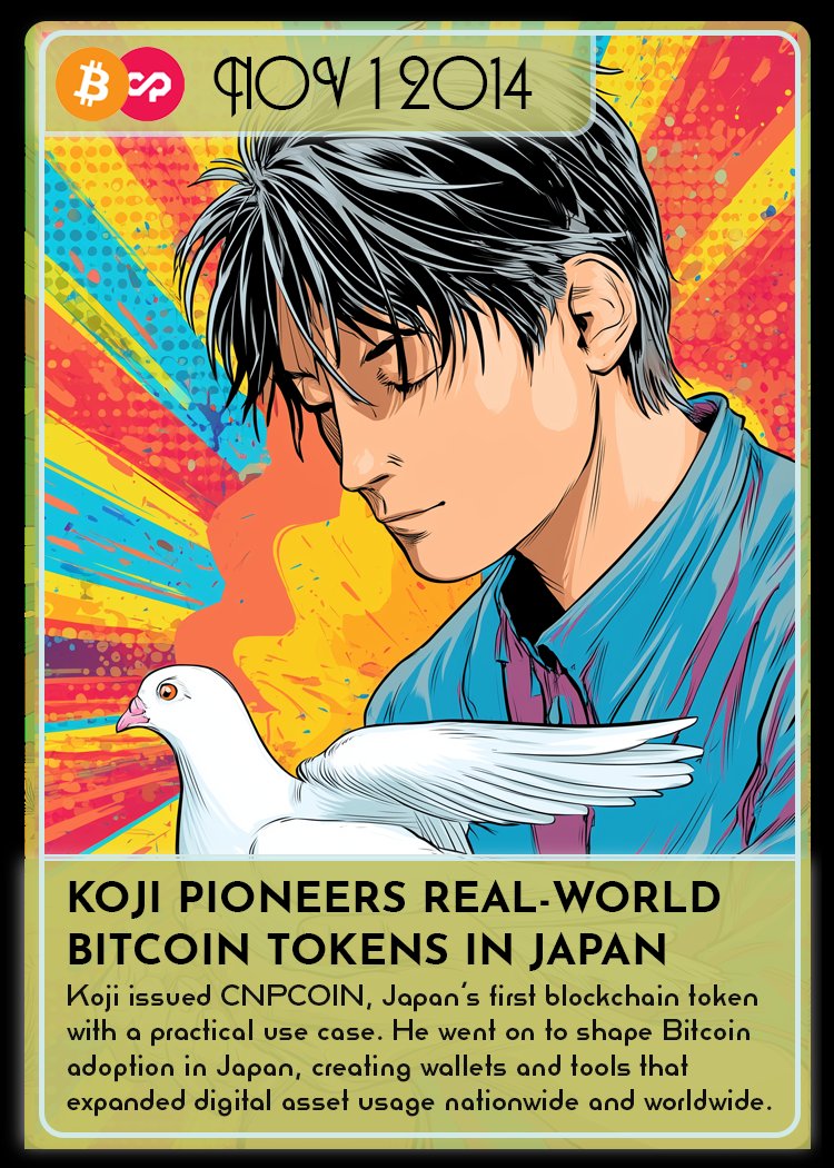 ORBital Marketplace (@orbital_market) on Twitter photo For today’s OG-SAN we’re featuring a Japanese pioneer of Bitcoin, Koji Higashi <a href="/Coin_and_Peace/">Koji Higashi</a>!
🕊️ A true OG, he widely contributed to the #Bitcoin adoption in Japan, and worldwide.
👇Who’s your OG-hero and true OG-SAN? Tag them below and comment using #OGSAN!
#OGSAN For today’s OG-SAN we’re featuring a Japanese pioneer of Bitcoin, Koji Higashi <a href="/Coin_and_Peace/">Koji Higashi</a>!
🕊️ A true OG, he widely contributed to the #Bitcoin adoption in Japan, and worldwide.
👇Who’s your OG-hero and true OG-SAN? Tag them below and comment using #OGSAN!
#OGSAN