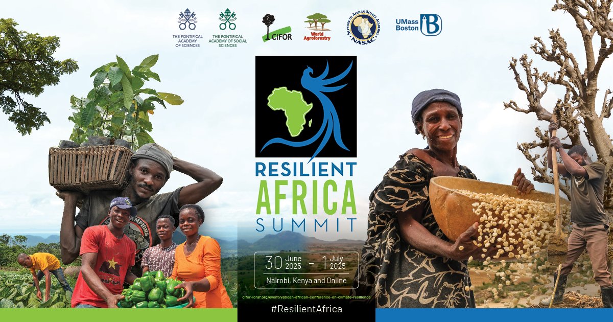 CIFOR-ICRAF (@cifor_icraf) on Twitter photo 📢 A major climate summit is coming to Nairobi!
On 30 June–1 July, the #ResilientAfrica Summit will take place at the CIFOR-ICRAF campus—part of a global series launched by Pope Francis through the Planetary Call to Action.
Learn more:🔗bit.ly/4nnAKTa
<a href="/CasinaPioIV/">Casina Pio IV</a>| 📢 A major climate summit is coming to Nairobi!
On 30 June–1 July, the #ResilientAfrica Summit will take place at the CIFOR-ICRAF campus—part of a global series launched by Pope Francis through the Planetary Call to Action.
Learn more:🔗bit.ly/4nnAKTa
<a href="/CasinaPioIV/">Casina Pio IV</a>|