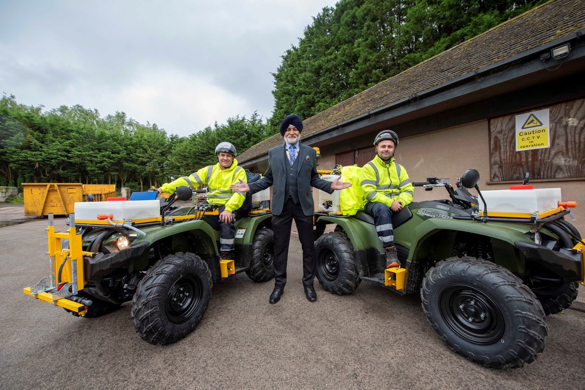 Wolves Council (@wolvescouncil) on Twitter photo We’re revving up a gear in the city’s war on weeds by using quad bikes to speed up spraying.
Almost 500 miles are currently being treated by the bikes, which help staff spray more efficiently and reduce the amount of herbicides used.
More 👉 orlo.uk/5aN4M We’re revving up a gear in the city’s war on weeds by using quad bikes to speed up spraying.
Almost 500 miles are currently being treated by the bikes, which help staff spray more efficiently and reduce the amount of herbicides used.
More 👉 orlo.uk/5aN4M