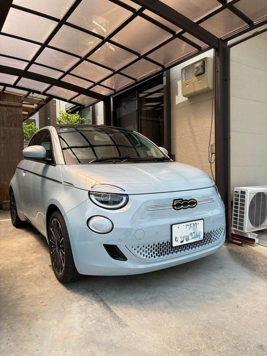 フィアット500e、いい車ですね。