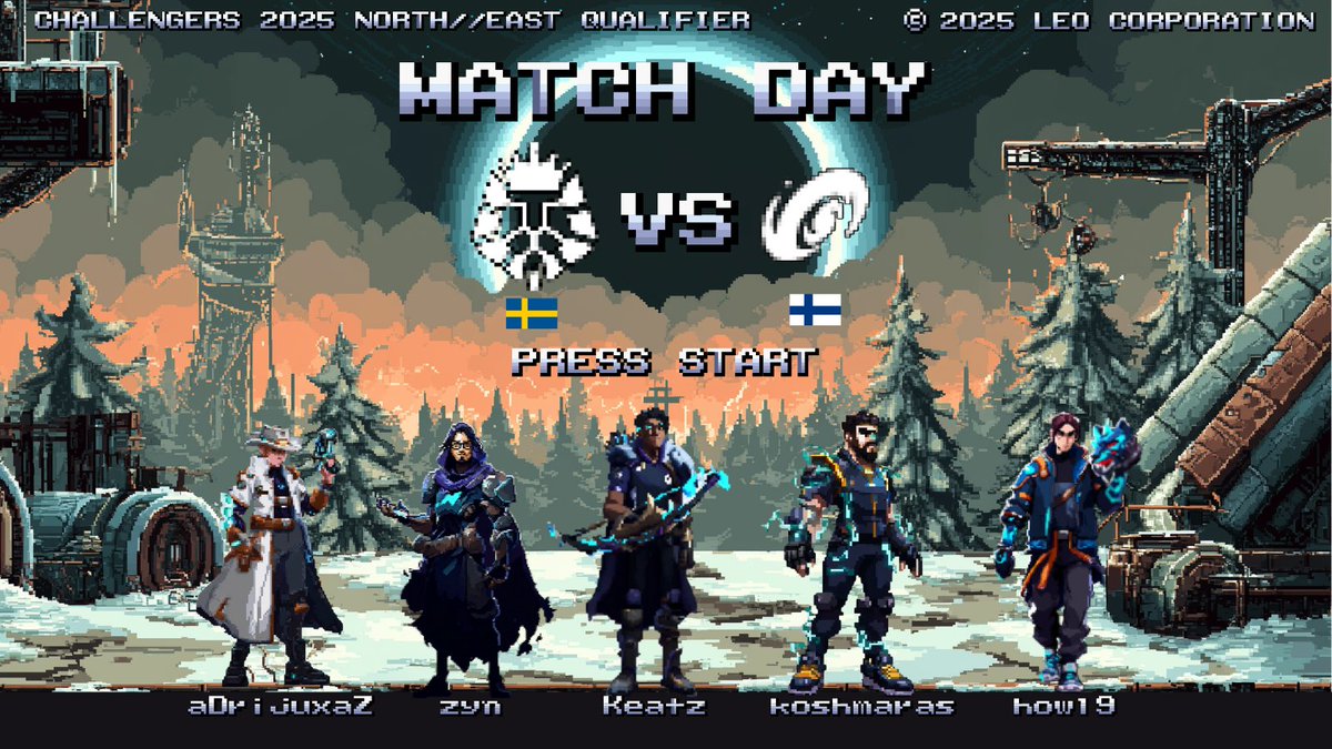 LEO - Lund Esports Organization (@lundesports) on Twitter photo 🚨MATCH DAY! 🚨
FIRST MATCH OF THE <a href="/valleague_ne/">Samsung Odyssey Challengers NORTH//EAST</a> QUALIFIER!
A fierce battle of the north❄️
VS <a href="/_hltauriesports/">HL Tauri eSports | HLT</a> (BO3)
⏰18:00 CEST
#LEOTribe 🚨MATCH DAY! 🚨
FIRST MATCH OF THE <a href="/valleague_ne/">Samsung Odyssey Challengers NORTH//EAST</a> QUALIFIER!
A fierce battle of the north❄️
VS <a href="/_hltauriesports/">HL Tauri eSports | HLT</a> (BO3)
⏰18:00 CEST
#LEOTribe