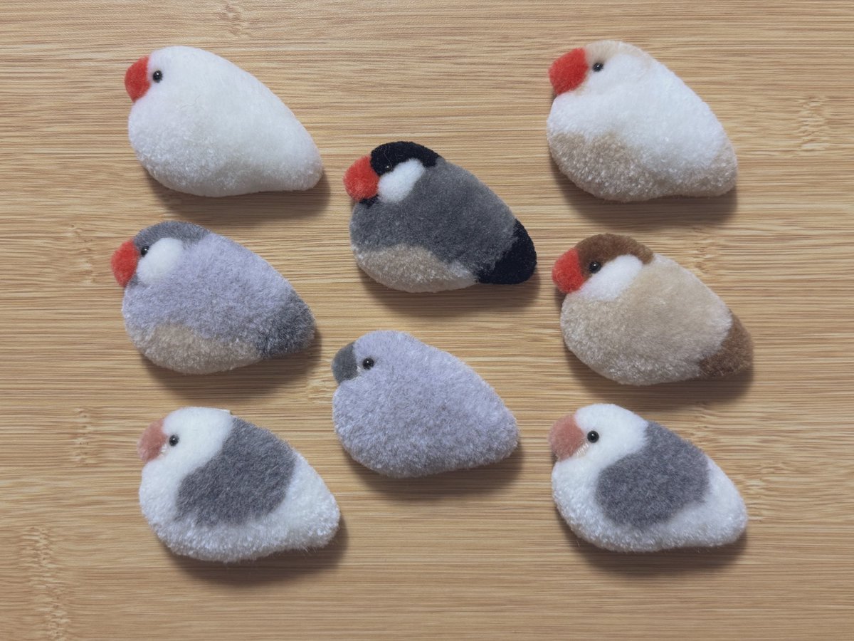 #尾張文鳥博 
カット完了しました
ここから猛スピードで縫う…🪡