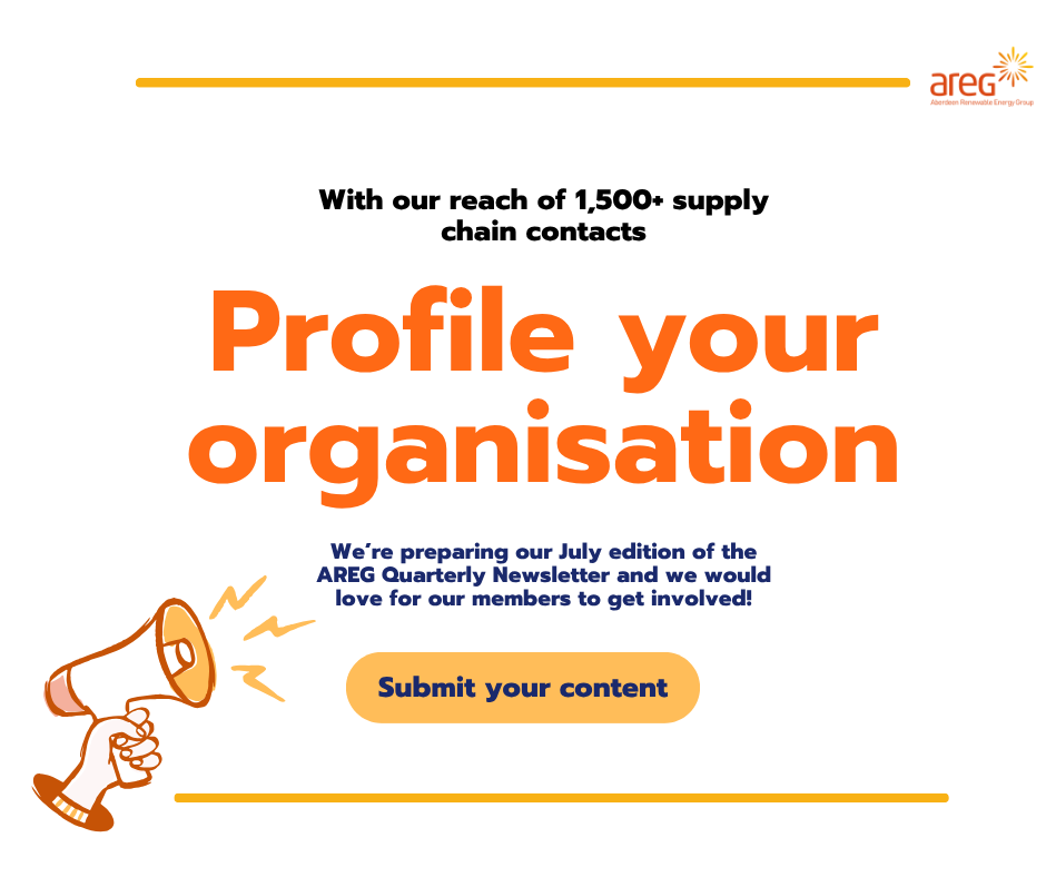 AREG (@aregtweet) on Twitter photo 📣 AREG members – got news to share?
We’re prepping our July newsletter! Submit your updates, wins & events to reach 1,500+ energy supply chain contacts 🌍⚡
🗓 Deadline: 16 July
📩 info@aberdeenrenewables.com
#AREG #CallforContent 📣 AREG members – got news to share?
We’re prepping our July newsletter! Submit your updates, wins & events to reach 1,500+ energy supply chain contacts 🌍⚡
🗓 Deadline: 16 July
📩 info@aberdeenrenewables.com
#AREG #CallforContent