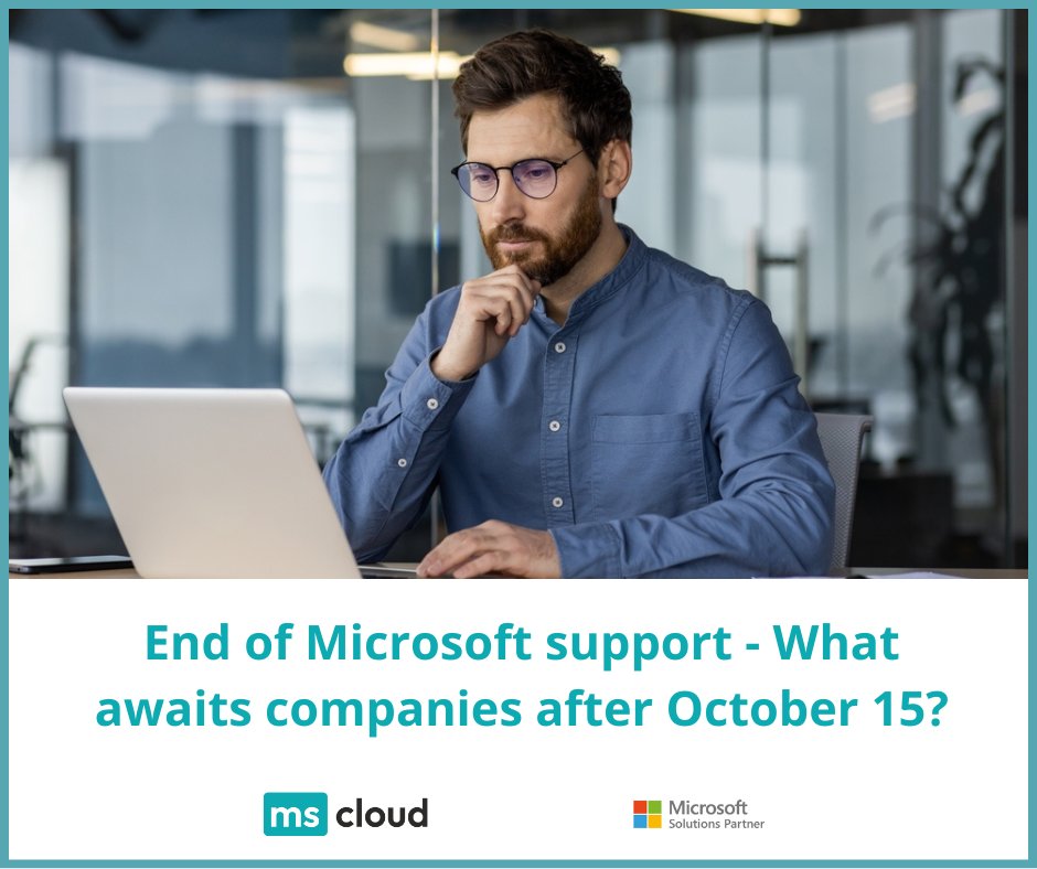 mscloud20's tweet image. 🎯 The end of Microsoft support - is your company ready for October 14, 2025?

Read our article mscloud.pl/baza-wiedzy/bl…

#MScloud #Microsoft #Windows10