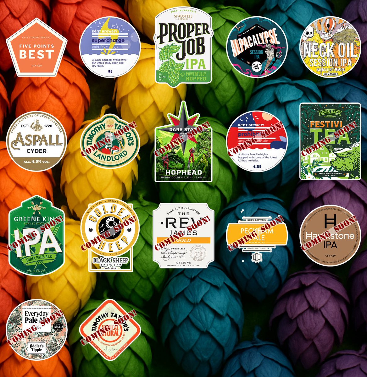 Two Sawyers Ale House (@twosawyersct1) on Twitter photo On the bar today!
Beer Board: bit.ly/3NA226u
<a href="/FivePointsBrew/">The Five Points</a> <a href="/kentbrewery/">Kent Brewery</a> <a href="/StAustellBrew/">St Austell Brewery</a> <a href="/SaltBeerFactory/">SALT</a> <a href="/BeavertownBeer/">Beavertown Brewery</a> <a href="/Aspall/">Aspall</a>
#RealAleFinder On the bar today!
Beer Board: bit.ly/3NA226u
<a href="/FivePointsBrew/">The Five Points</a> <a href="/kentbrewery/">Kent Brewery</a> <a href="/StAustellBrew/">St Austell Brewery</a> <a href="/SaltBeerFactory/">SALT</a> <a href="/BeavertownBeer/">Beavertown Brewery</a> <a href="/Aspall/">Aspall</a>
#RealAleFinder