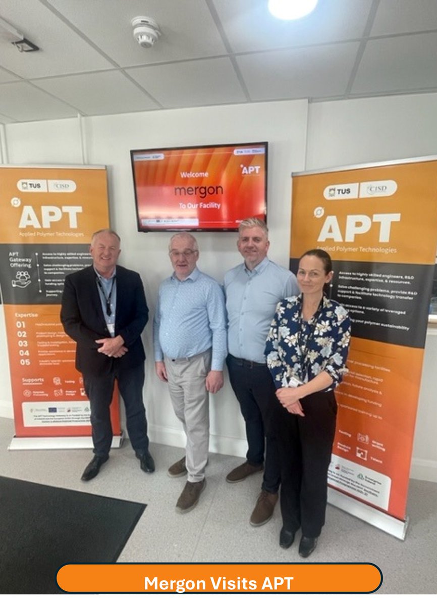 APT Applied Polymer Technologies (@apt_ireland) on Twitter photo Great to welcome Michael Daly and Martin Flood from <a href="/MergonGroup/">Mergon Group</a> to <a href="/apt_ireland/">APT Applied Polymer Technologies</a> recently!!!
Thank you for taking the time to visit our facility – we look forward to future collaborations!
#APT #Mergon #TUS #TusPolymer #EUinmyregion #ResearchAndDevelopment #IndustryCollaboration Great to welcome Michael Daly and Martin Flood from <a href="/MergonGroup/">Mergon Group</a> to <a href="/apt_ireland/">APT Applied Polymer Technologies</a> recently!!!
Thank you for taking the time to visit our facility – we look forward to future collaborations!
#APT #Mergon #TUS #TusPolymer #EUinmyregion #ResearchAndDevelopment #IndustryCollaboration