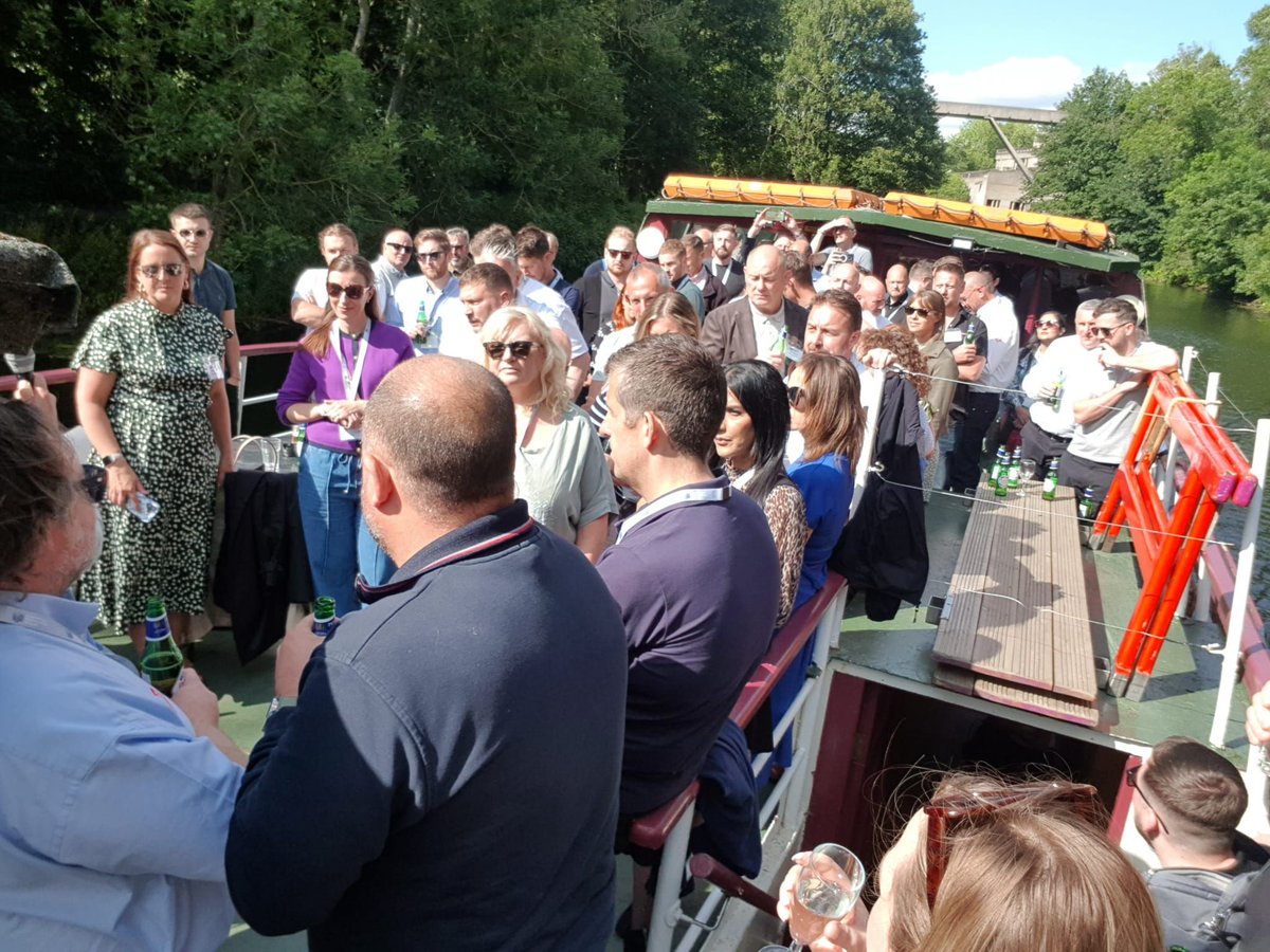 Yesterday the sun shone and we cruised down...and up...and down...😊 the River Wear with the #Engineering &amp; #Manufacturing #Network members and friends.

A huge thank you to all those involved, in particular, SMS Technology for being the drinks sponsor