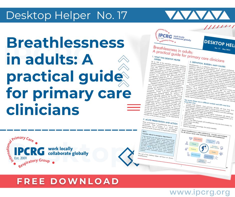 Did you know that up to 10% of people experience chronic dyspnea, which affects their quality of life and medical outcomes? Our Desktop Assistant is a helpful resource for primary care physicians. Available in English and Vietnamese. 

Learn more at:

buff.ly/IWMHqS0