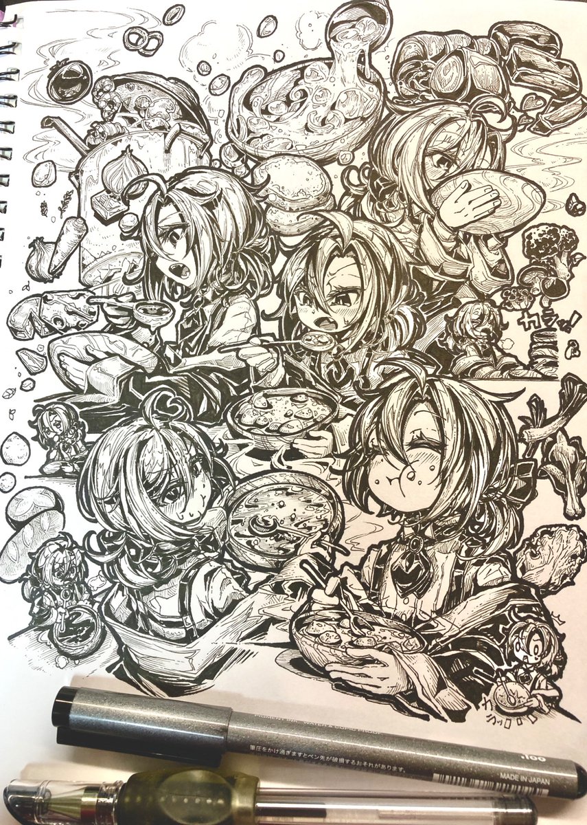 itigoore063's tweet image. ボールペンや筆ペン
ネームペンを使用した
モノクロイラストが大好きです
#アナログイラスト見たかったら私をフォローすると良いです