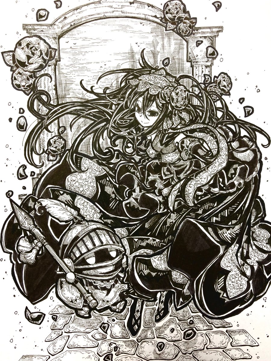 itigoore063's tweet image. ボールペンや筆ペン
ネームペンを使用した
モノクロイラストが大好きです
#アナログイラスト見たかったら私をフォローすると良いです