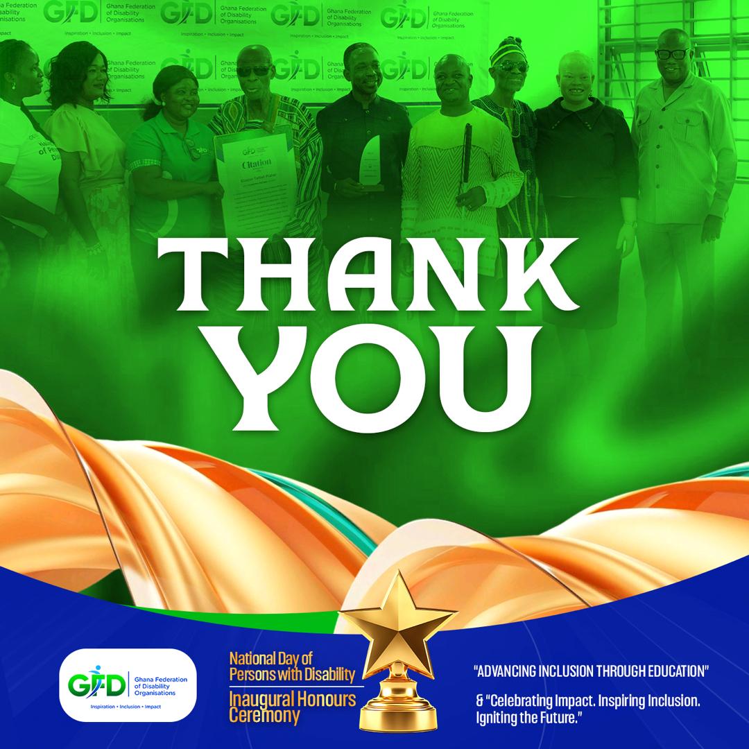 THANK YOU for Making History with Us! 🌟

The Inaugural Honours Ceremony on the National Day of Persons with Disability was a powerful celebration of resilience, achievement, and inclusive progress.
We are deeply grateful to everyone who showed up to honor changemakers and