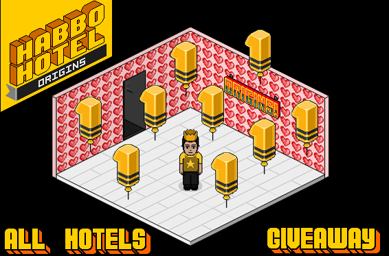 iPhoneX10X's tweet photo. 💛 ORIGINS BALLOON GIVEAWAY 💛

10 LUCKY WINNERS! HOW TO ENTER:

➡️Follow @iPhoneX10X &amp; @HabboOrigins
➡️ Like &amp; Repost this Giveaway
➡️Comment your Habbo Origins Name/Hotel 
EX: AppleWatch / .com   

🎈Giveaway closes at 11:59 EST - June 29! https://t.co/umvZvq1KYt