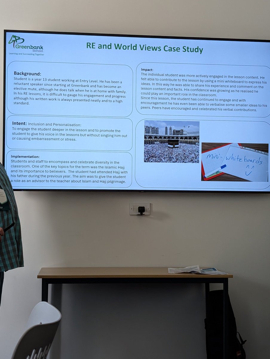 Super fascinating view from Neil about SEND students and the impact RE can have on their lives <a href="/areiac/">AREIAC</a> #alure #gobodly25
