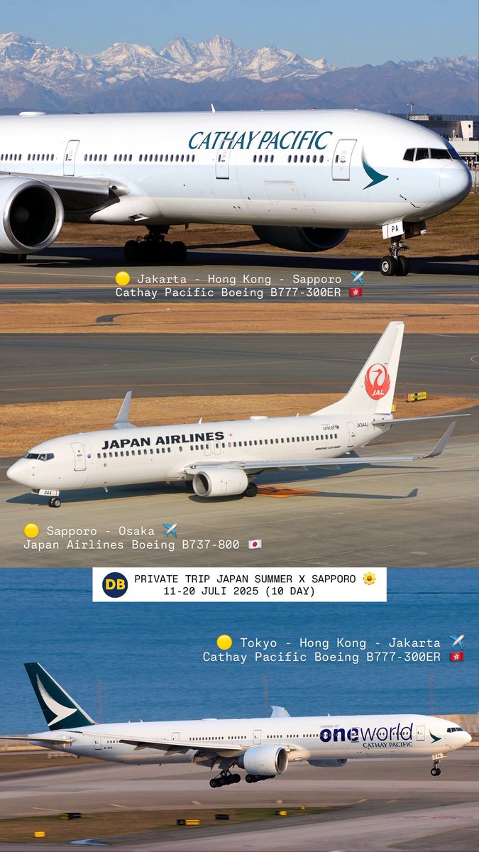 dok_backpacker's tweet photo. BREAKING NEWS‼️

PRIVATE TRIP JAPAN SUMMER X SAPPORO 2025 🌼

✅ 11-20 JULI 2025 (10 DAY)
💙 4 PAX
❌ CLOSED (FULL BOOKED) ❌ https://t.co/guWBbDqs8g