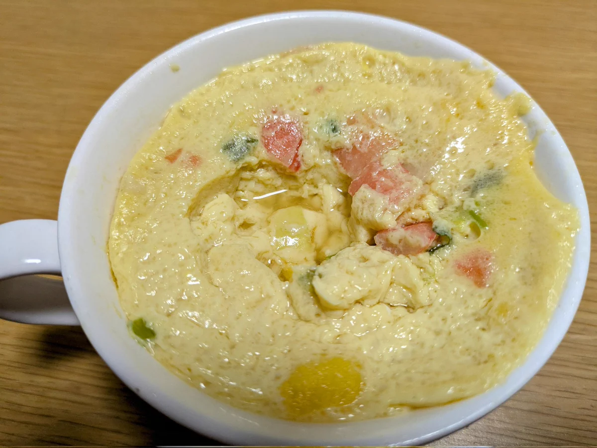 シーフード ヌードル 茶碗蒸し