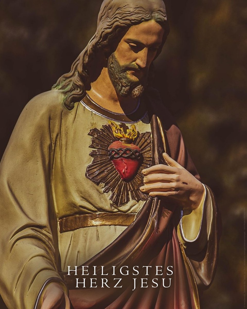 Heute feiert die Kirche das Hochfest vom Heiligsten Herzen Jesu ❤️

Das Herz Jesu steht für seine Liebe zu den Menschen – eine Liebe, die heilt und trägt. Es erinnert uns daran: Gott hat ein Herz für uns. Das Herz Jesu lädt uns ein, unser eigenes Herz formen zu lassen – in
