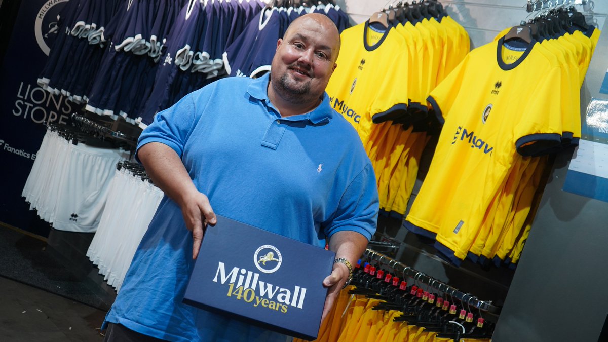 MillwallFC's tweet photo. 🎉 Celebrating our 140 year history at this morning's exclusive launch event!

#Millwall https://t.co/7LYFTE5quN