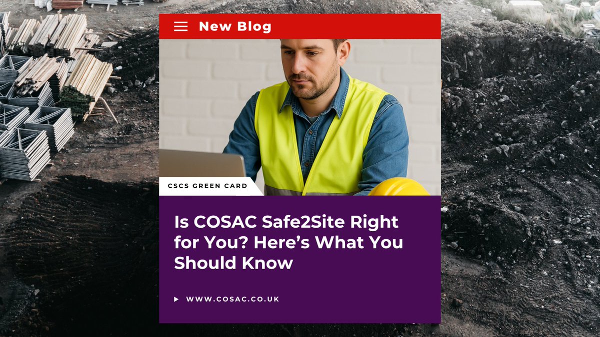 Did you know 1 in 3 people prefer to learn online? Are you one of them? Find out how easy it really is: cosac.co.uk/news/is-cosac-…

#cscs #citb #cscsgreencard #construction #engineer #builders #engineers #constructionworker #constructionuk #Engineering
