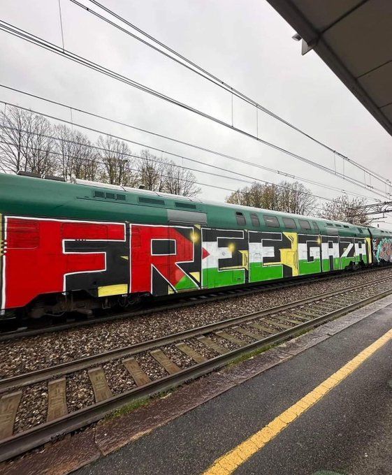 "FREE GAZA" 🇵🇸🍉

📍From Milano, Italy