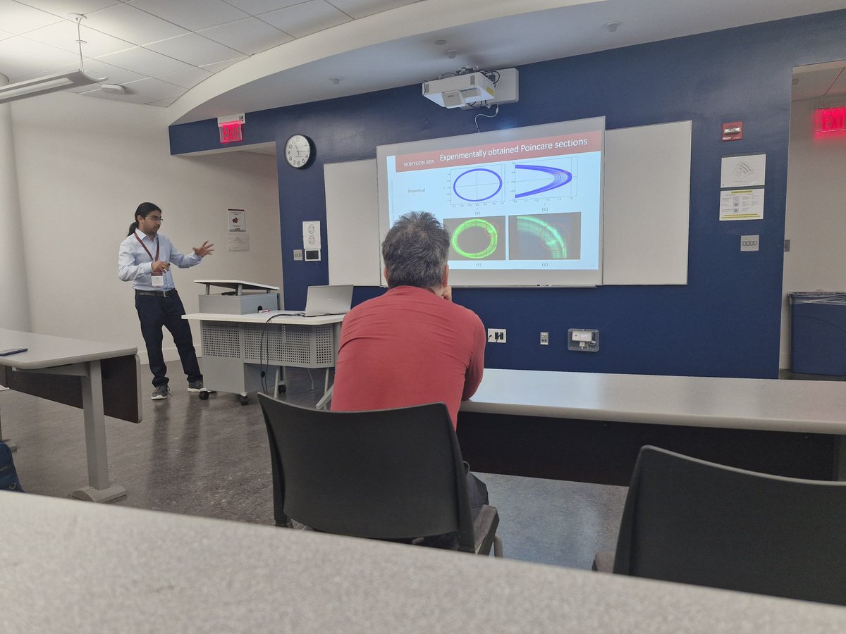 DSRL_UCDMECH's tweet image. #Nodycon2025
Ankush Gogoi: Stochastic Differential Equations - curved space.
@crohit93: Experiments - nonlinear/nonsmooth
Meiyazhagan Jaganathan:n Machine tool chatter.
Satyam Panda: Turbine blade
@UCDmechanics @UCD_Mech_Eng
@RounakAasifa @BreiffniF B.Hazra S.Baisthakur S.Seth