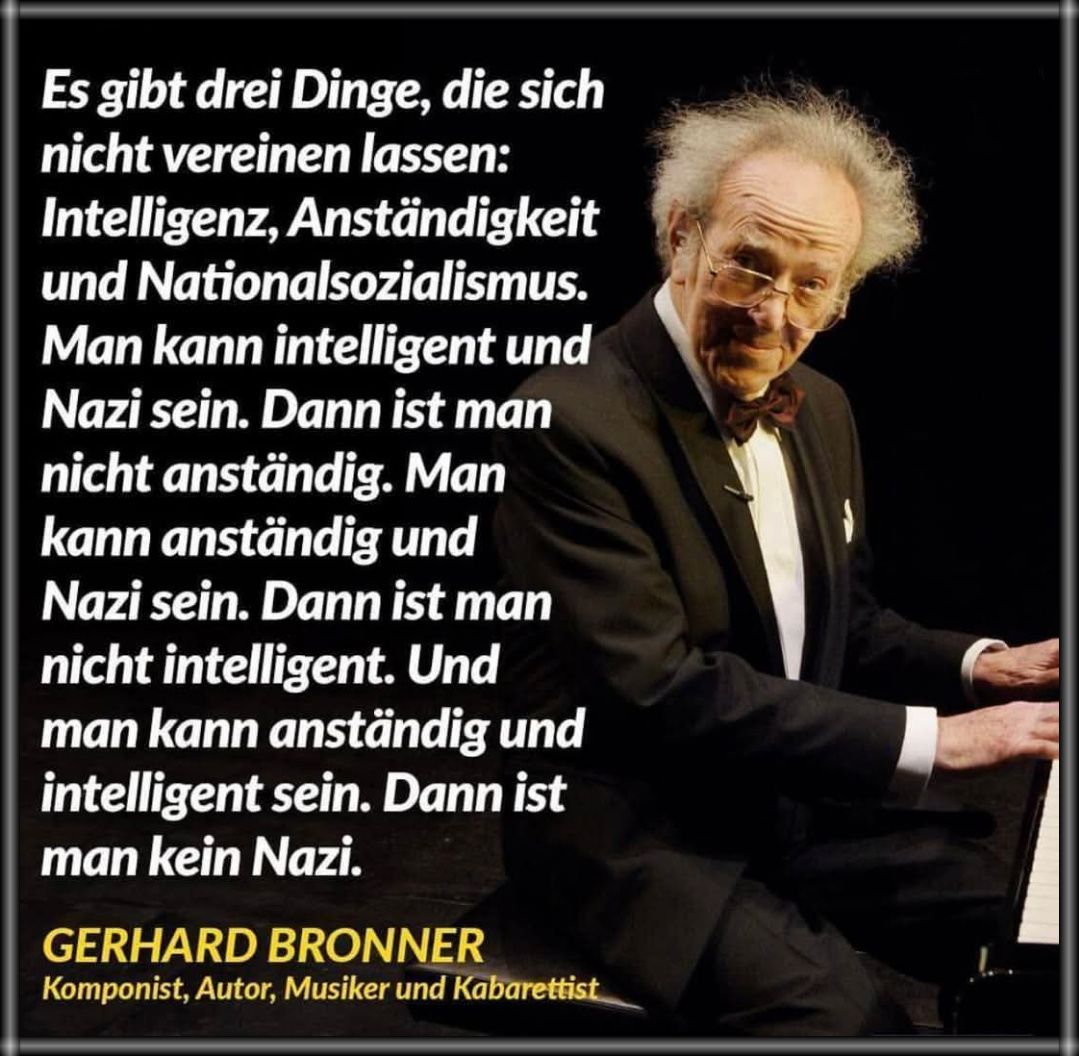 Wie wahr!
Bildungsferne Anhänger der rechtsextremen <a href="/AfD/">AfD</a> müssten sich bitte den Beitrag erklären lassen!