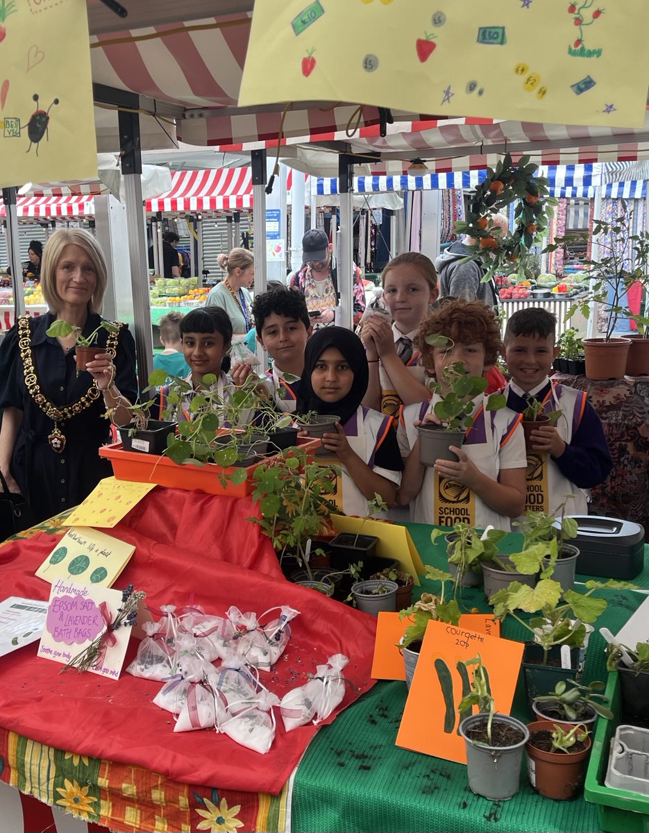 The Young Marketeers had a visit from the Lord  Mayor of Leicster. <a href="/LeicesterMarket/">Leicester Market</a>