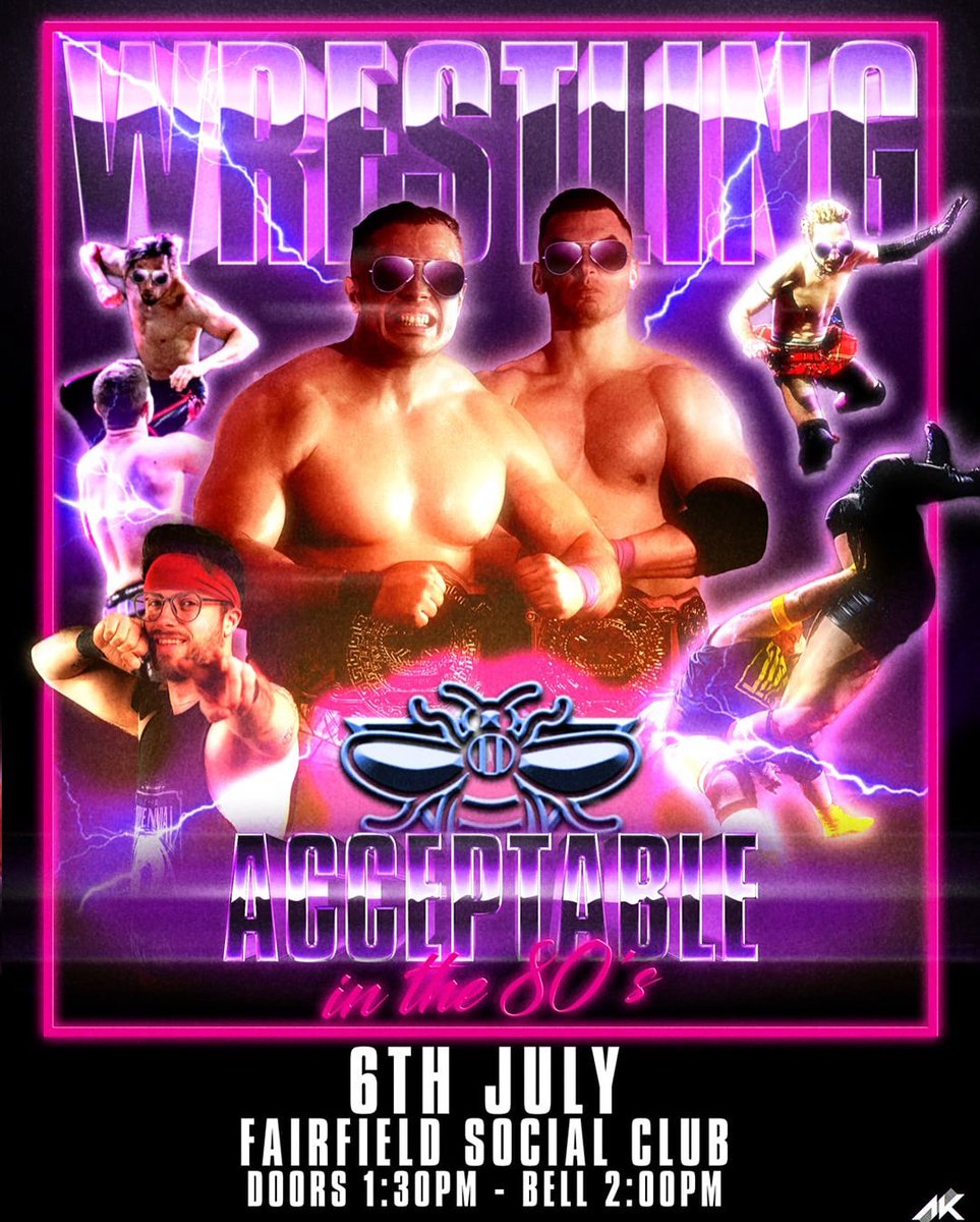 FutureShockWrestling (@futureshockwres) on Twitter photo ๐ฉ๐ผโ๐ค ACCEPTABLE IN THE 80โS ๐ฉ๐ผโ๐ค
Leg warmers, perms and vibrant colours at the ready! The FutureShock Time Machine is in full swing and on 6th July at <a href="/FSCMCR/">Fairfield Social Club</a> were spinning back to the 1980โs!
Tickets Below;
skiddle.com/whats-on/Manchโฆ ๐ฉ๐ผโ๐ค ACCEPTABLE IN THE 80โS ๐ฉ๐ผโ๐ค
Leg warmers, perms and vibrant colours at the ready! The FutureShock Time Machine is in full swing and on 6th July at <a href="/FSCMCR/">Fairfield Social Club</a> were spinning back to the 1980โs!
Tickets Below;
skiddle.com/whats-on/Manchโฆ