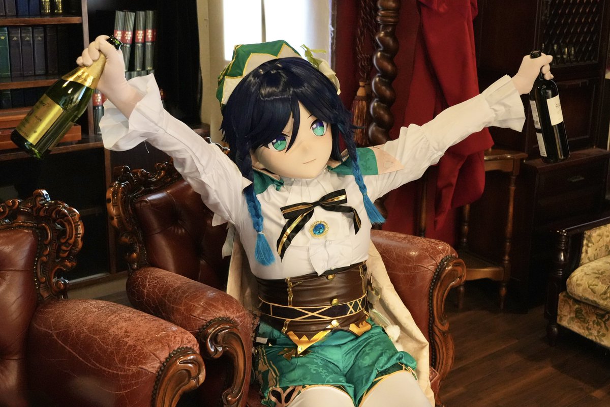 酒だ〜〜〜〜〜〜〜！！！！！！
#kigurumi #着ぐるみ #原神 #Genshinlmpact