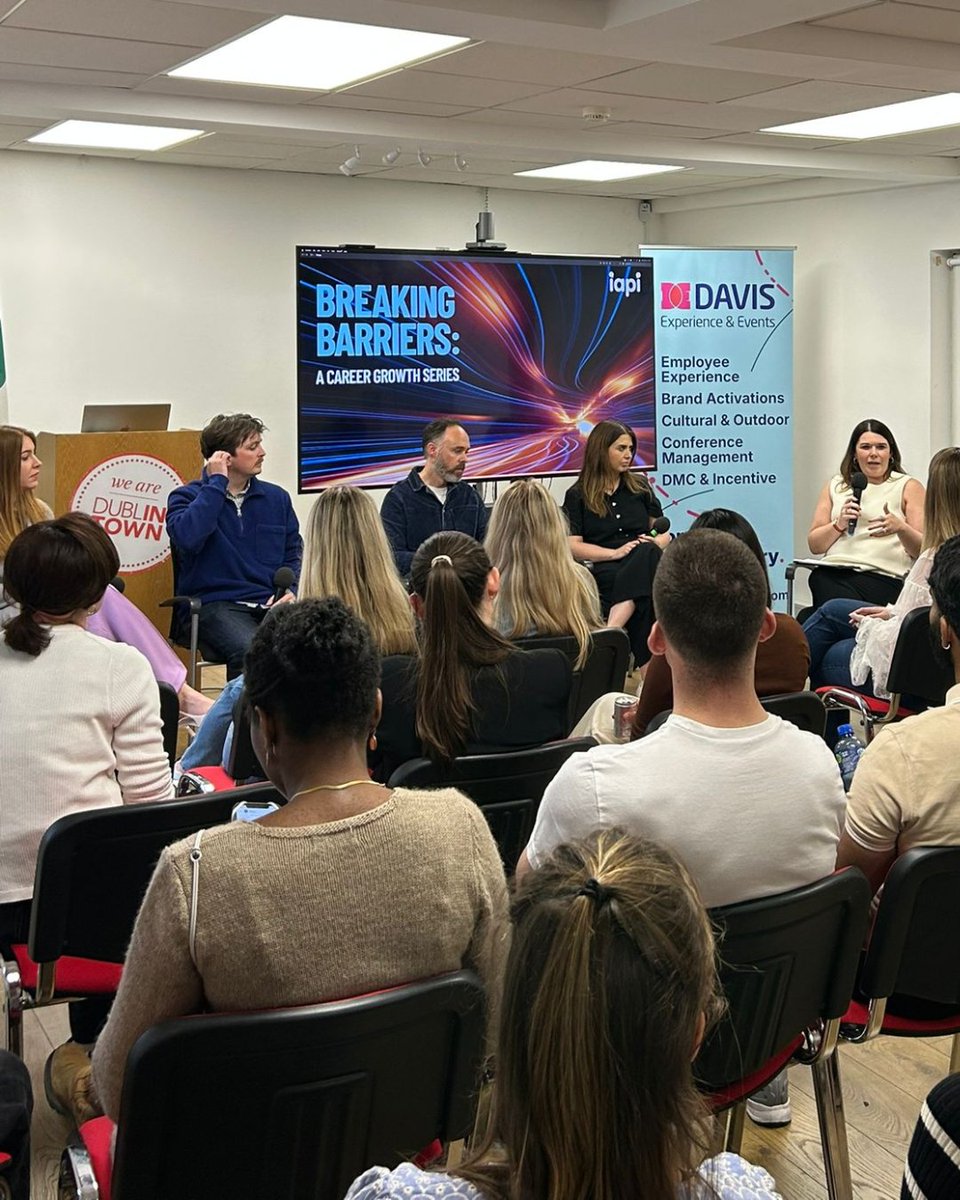 We were proud to stand behind the launch of <a href="/IAPI_Updates/">IAPI</a>' Futureheads Council, a new event series designed to spark real conversations around personal and professional growth in the creative industry.

Thank you to <a href="/DublinTown/">DublinTown</a> for helping bring the first event to life 🚀