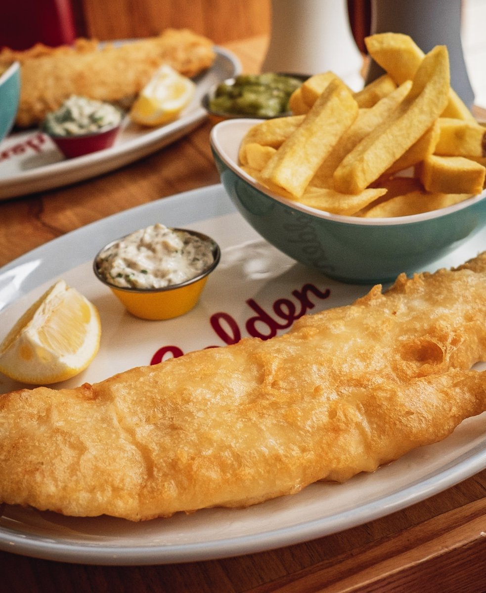 Tourist tip + Local secret:
The best fish &amp; chips in Central London? Right here 👇
📍 Golden Union 38 Poland Street ,Soho. W1F 7LY – crisp, flaky, perfect.
Come hungry. Leave happy. #LondonEats #FishAndChips