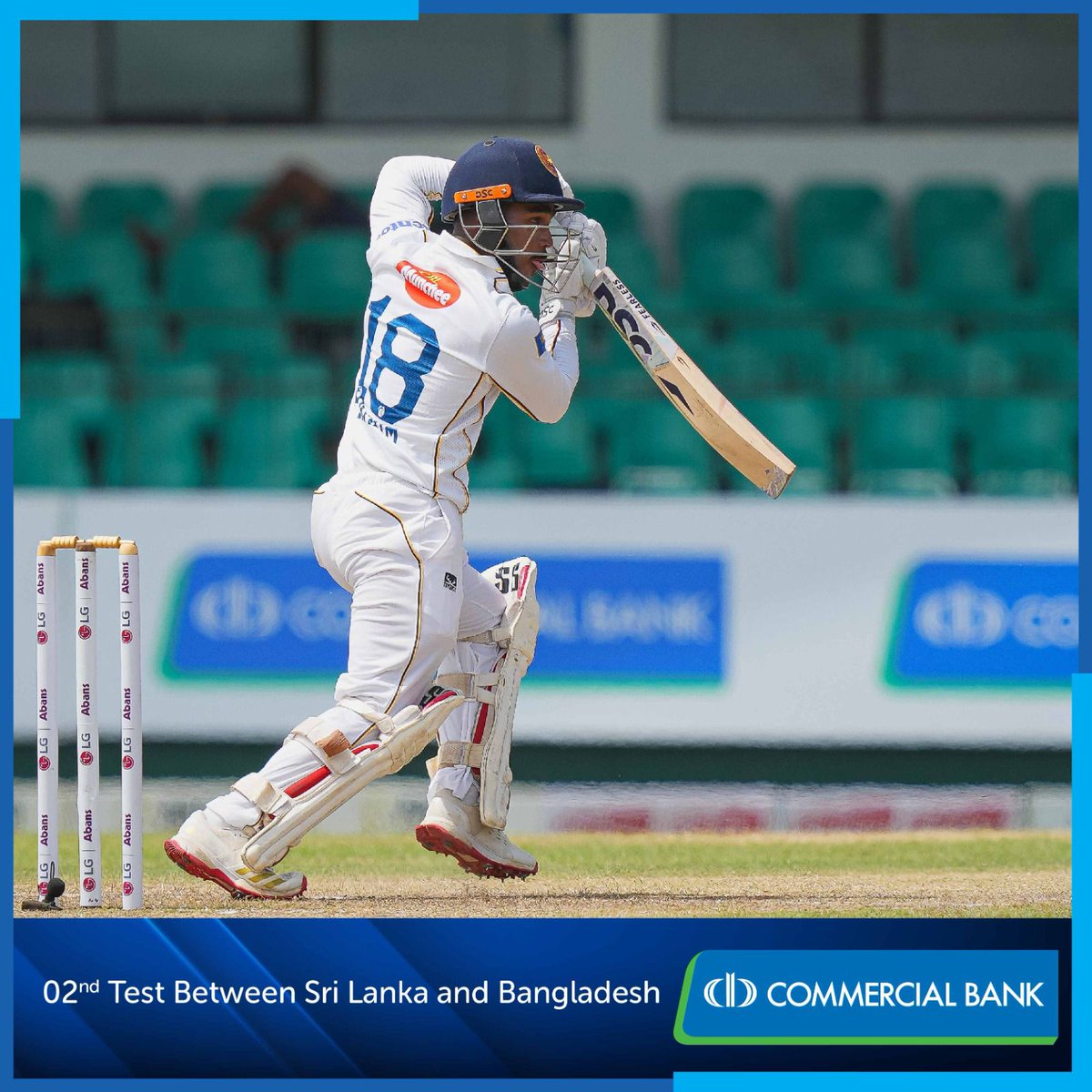 ComBank_LK's tweet photo. Highlights from the 2nd Test between Sri Lanka and Bangladesh ! ComBank joins as associate sponsor to support the spirit of cricket and unforgettable moments on the field.
#ComBank #SLvsBAN https://t.co/lMGjiGSvFx