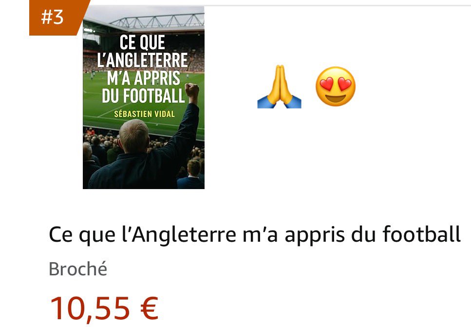 Merci les amis. Ce matin mon nouveau livre est sur le podium des ventes Amazon. Grace à vous 😍👍💪🏻 <a href="/BernieCamille/">camille ❤️💙🇵🇸🕊️</a> <a href="/La_Pollice/">Robert</a> <a href="/jbguegan/">Jean-Baptiste Guégan 🌍📚⚽</a> <a href="/nicolas_vilas/">𝗡𝗶𝗰𝗼𝗹𝗮𝘀 𝗩𝗶𝗹𝗮𝘀 𝗕𝗼𝗮𝘀</a> <a href="/alexandreruiz/">𝗔𝗹𝗲𝘅𝗮𝗻𝗱𝗿𝗲 𝗥𝘂𝗶𝘇</a> <a href="/Philippe_Gault/">Philippe Gault</a>
