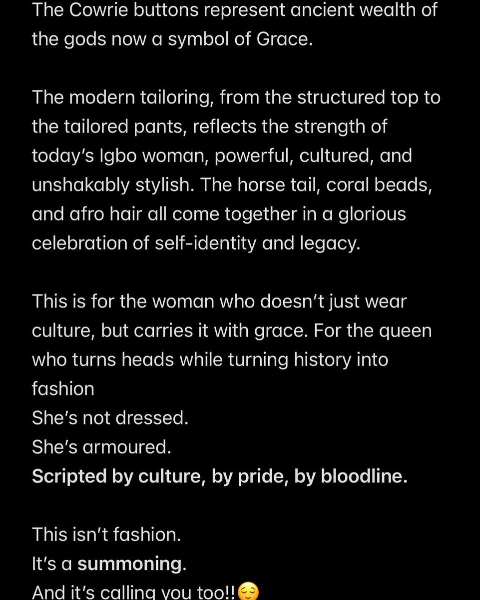 JoziDtailor's tweet image. OUR BEAUTIFUL NEW COLLECTION OF AFROLUXE OUTFIT ON THE RUNWAY @LagosIgboHang
BIG APPRECIATION TO THE CONVENER MY BRO @favogbuji NNA O! YOU NO GO FALL NWANNE!🙏🏽❤️ THANK YOU FLR THE OPPORTUNITY TO SHOWCASE MY ART😌
MORE IMAGES DROPPING SOON!🤩🤞🏾
#lagosigbohangout2.0…