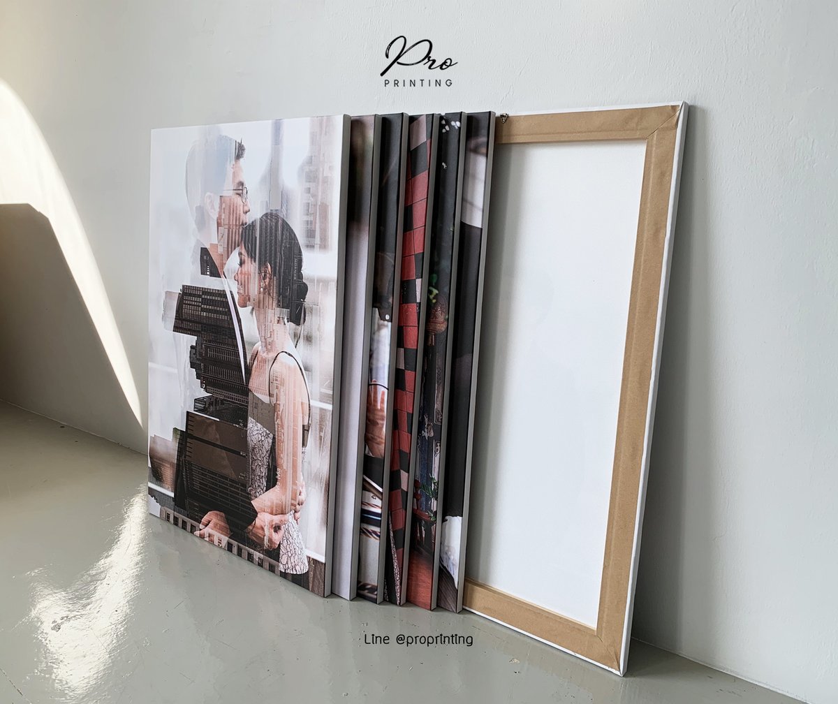 Pro printing กรอบแคนวาส สแตนดี้ ป้ายฟิวเจอร์บอร์ด tweet media