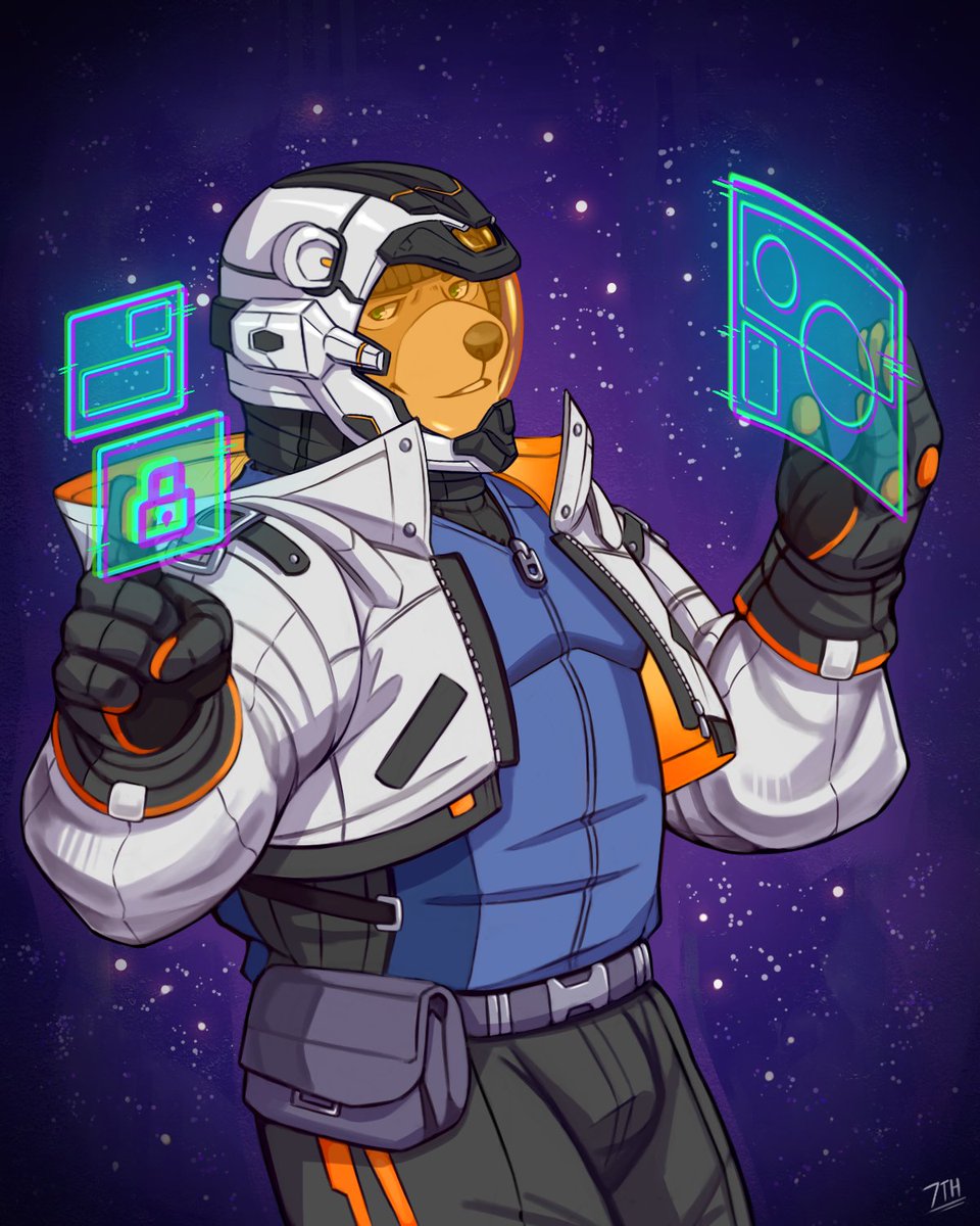 7TH_Art_Forge's tweet image. Updated my sona again, now he's a mech pilot, cause I'm obsessed with all things mech related atm. Also hyped for Mecha Break soon!