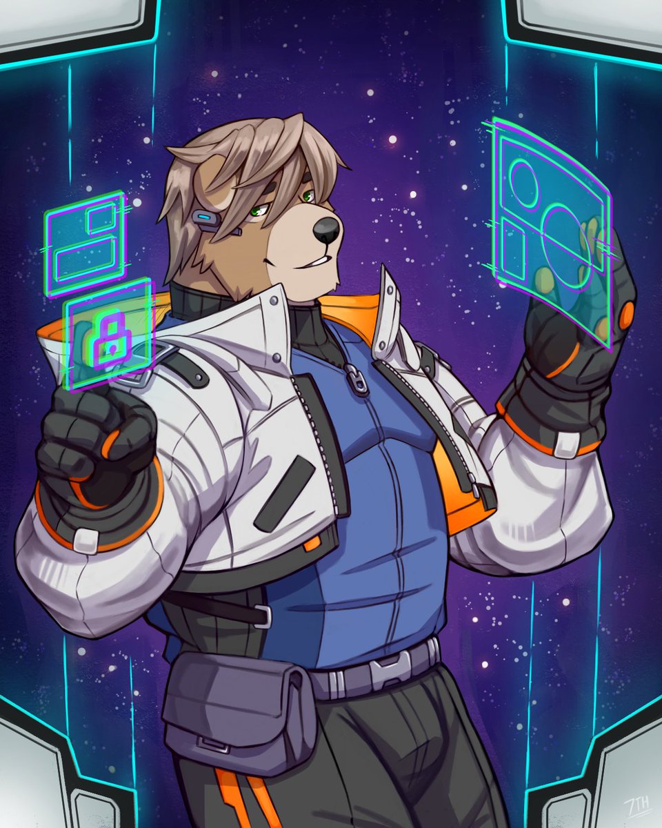 7TH_Art_Forge's tweet image. Updated my sona again, now he's a mech pilot, cause I'm obsessed with all things mech related atm. Also hyped for Mecha Break soon!