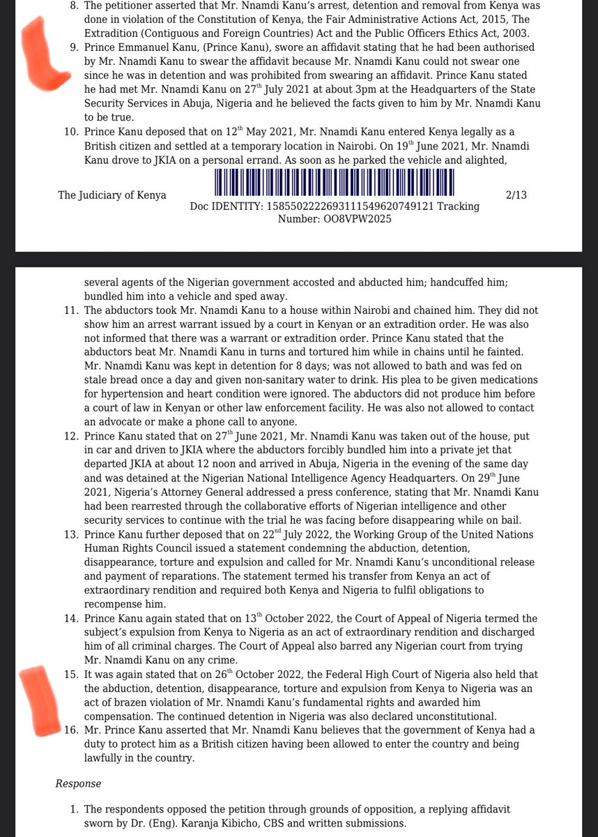 AloyEjimakor's tweet photo. As the Kenyan High Court rules AGAINST the #ExtraordinaryRendition of MAZI NNAMDI KANU, I make bold to commend Prof Lumumba (our Kenyan lead counsel who worked closely with me), Kanunta &amp; Prince Emmanuel (for their tenacity &amp; fraternity) &amp; Justice Mwita for the judicial courage. https://t.co/2nNaB3iZ81