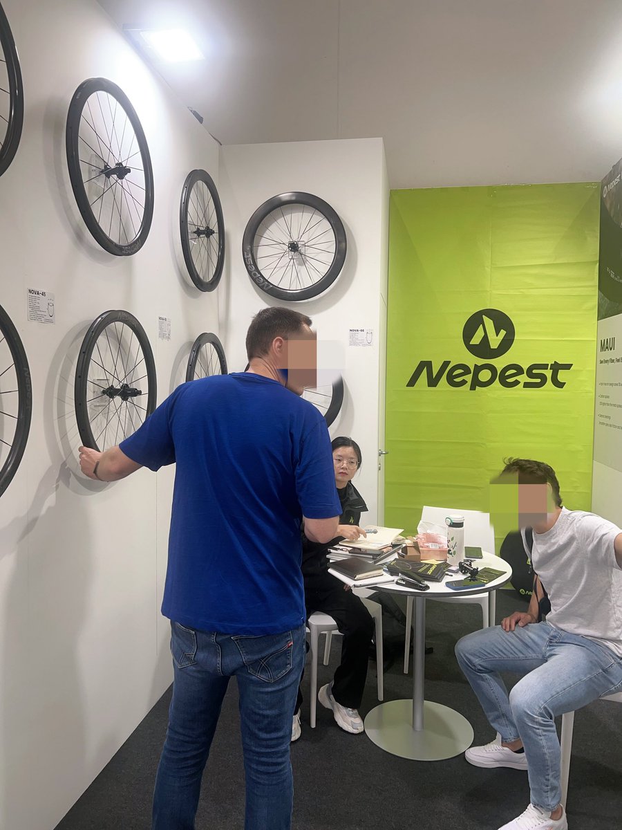 Nepestworld's tweet photo. During the Euro Bike Show, every day has been super fulfilling—I’ve gotten to see so many good friends! 🥳
The exhibition runs through the 29th, so come say hi at Hall 11.1, Booth D20! 😆

#nepest
#nepestnova
#eurobike
#messefrankfurt https://t.co/E9ySAhYU2Z