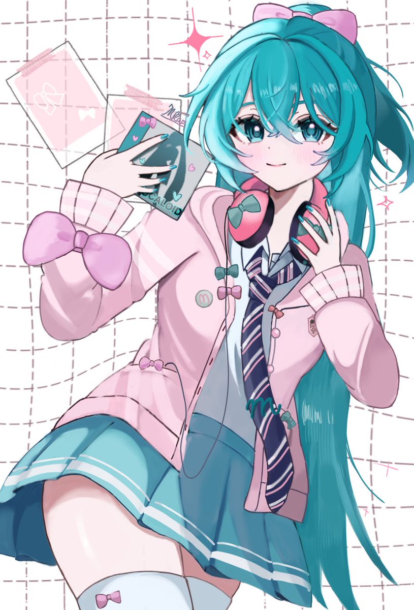 #初音ミク  #HatsuneMikuArt 
RibbonGirlʚ🎀ɞ