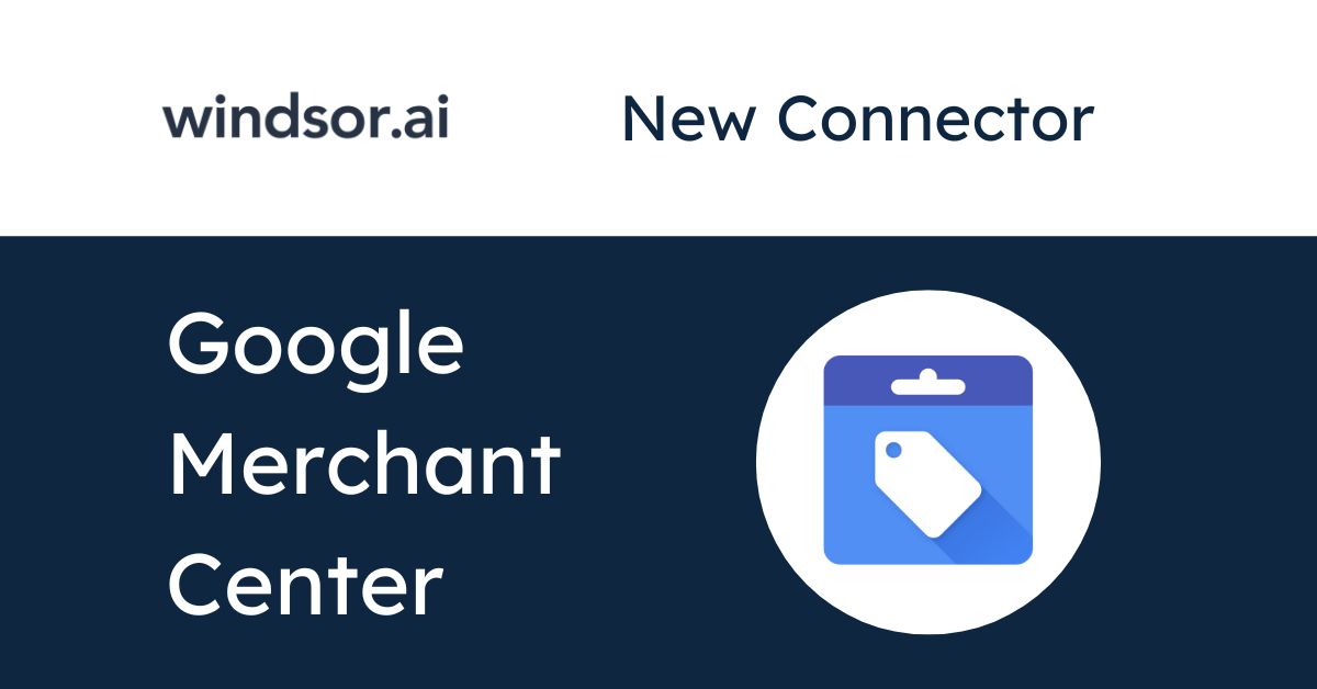 windsor_ai's tweet image. 🚀 New Connector Alert!

We’ve just launched our @gmerchantcenter connector! 🛍️
Easily sync your product feed data for deeper insights and better campaign optimization.

#GoogleMerchantCenter #DataConnector #EcommerceAnalytics #WindsorAI